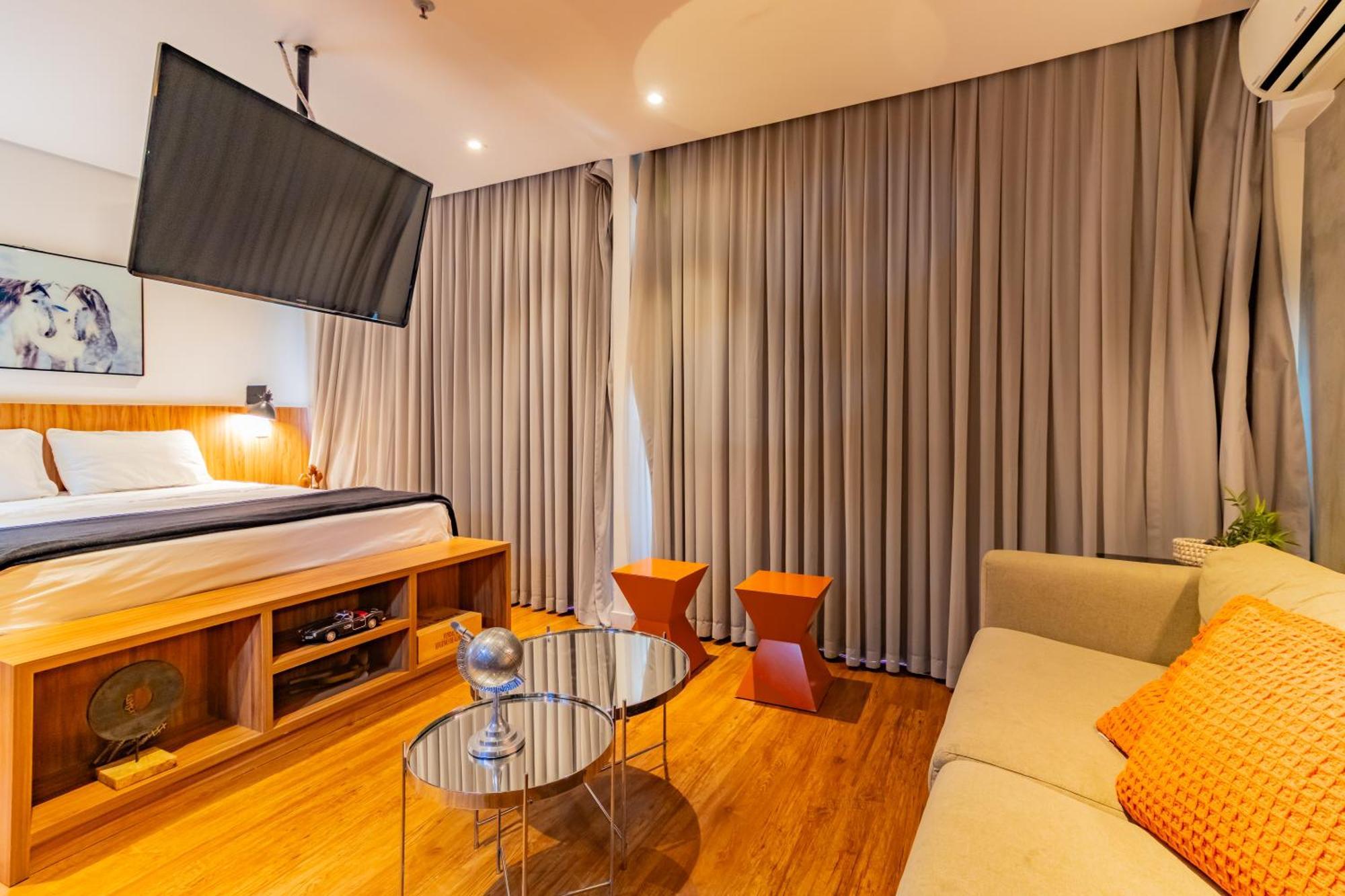Flat Best View Bar Sauna Pool Gym Aparthotel São Paulo